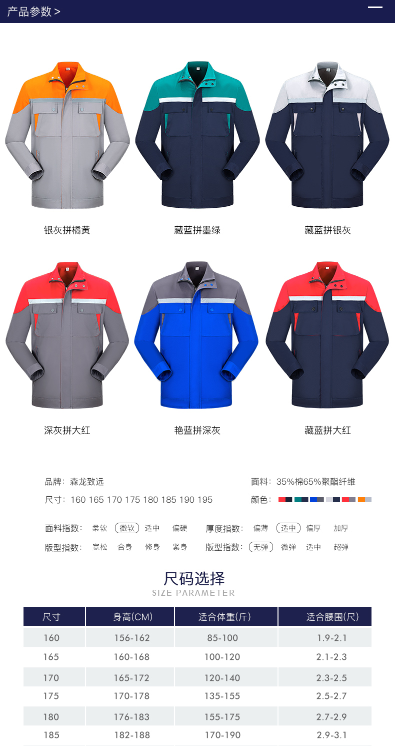 汽修车间工作服,订做车间工作服,车间工作服款式(图3)