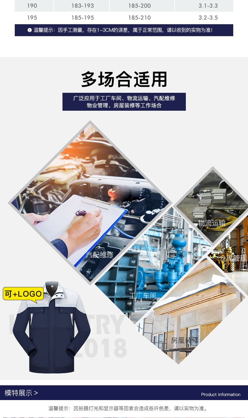 汽修车间工作服,订做车间工作服,车间工作服款式(图4)