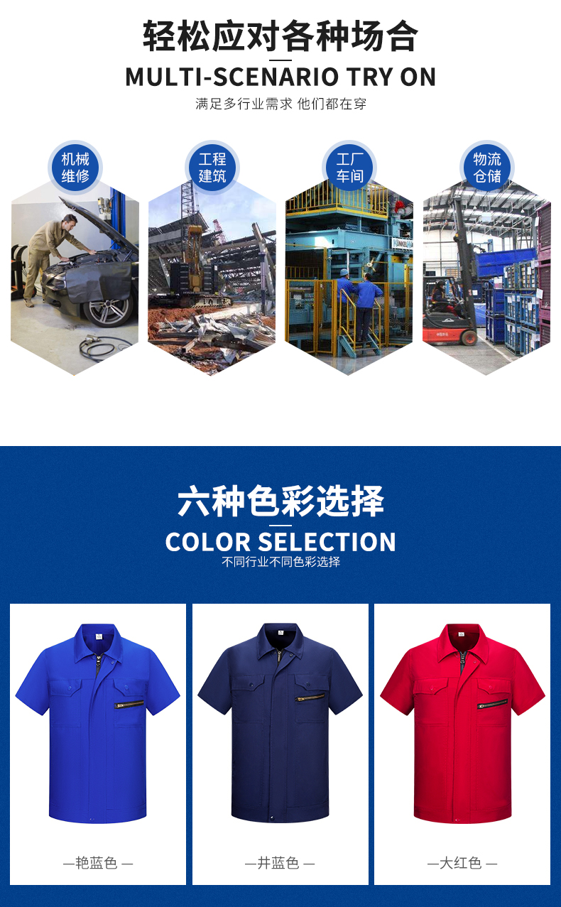 防静电工作服套装订做,纯棉防静电工作服定制(图2)